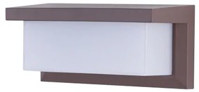 Brilagi - Aplica de exterior LED BRICKY, 12W, 230V, maro, IP54