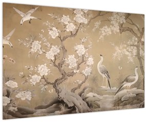 Tablou - Desen animat peisaj japonez (90x60 cm)