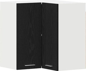 vidaXL Dulap suspendat Lyon Stejar Negru 57 x 57 x 60 cm Lemn compozit