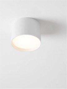 Spot aplicat, Plafoniera LED Ziaza alb, 12cm