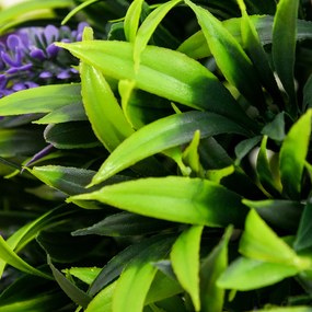 HOMCOM Set de 2 plante artificiale, plantă artificială rezistentă la UV în ghiveci, 70 cm plantă de interior pentru camera de zi, grădină | Aosom Romania