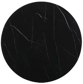Masa de cafea Sabine, marmura neagra/aurie