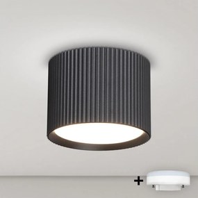 Brilagi - Spot LED RGB reglabil STRIPY 1xGX53/14W/230V Wi-Fi Tuya negru