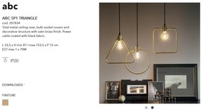 Pendul design modern minimalist ABC SP1 TRIANGLE 207834