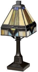 Elstead QZ-HOLMES-TL - Lampă de masă Tiffany HOLMES 1xE14/25W/230V