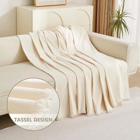 Husă crem pentru canapea cu 4 locuri Talo – Filumi