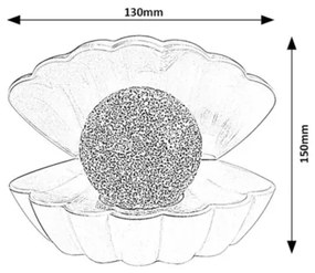 Rabalux 76030 - Lampă decorativă LED RGB SPARKLY LED/0,8W/3xAAA