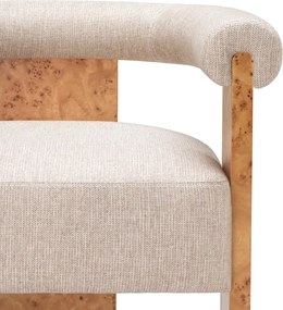 Scaun design LUX, Furnir Burl Mappa, Maro, Percy