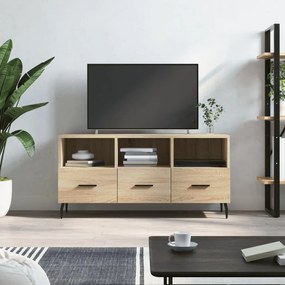 vidaXL Dulap TV stejar sonoma, 102x36x50 cm, lemn prelucrat