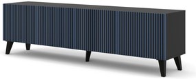 Masă TV F 4D 200 Rowanna (Negru + albastru închis). 1125084