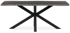 Masă de sufragerie 180 x 90 cm, stejar gri