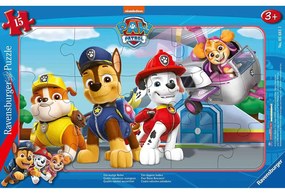 PUZZLE TIP RAMA PATRULA CATELUSILOR, 15 PIESE - RAVENSBURGER (RVSPC05681)