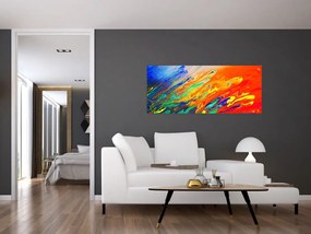 Tablou - Abstract colorat (120x50 cm)