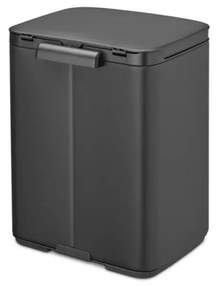 Cos pentru gunoi Brabantia Bo Small 1008868, 7l, Deschidere lina si silentioasa, Gri