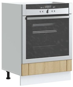 vidaXL Dulap pentru cuptor „Lucca” din lemn de stejar Sonoma