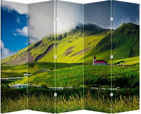 Paravan - Peisaj montan (210x170 cm)