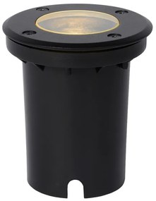 Corp de iluminat de exterior pentru căi de acces BILTIN 1xGU10/35W/230V IP67 negru Lucide 11801/01/30