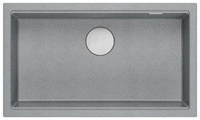 Chiuveta din granit Logan 110 gri metalic