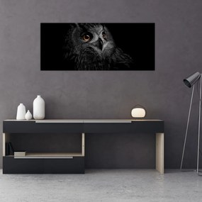 Tablou - Bufniță, ilustrație (120x50 cm)