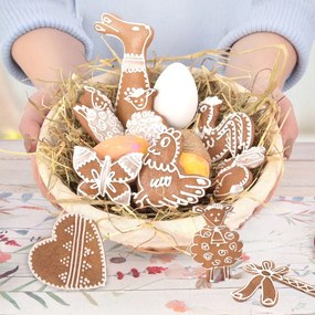 Forme de aluat 3 buc. cu model de Paști – Orion