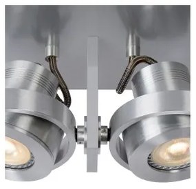 Lucide 17906/10/12 - Lampa spot LED LANDA 2xGU10/4,5W/230V crom