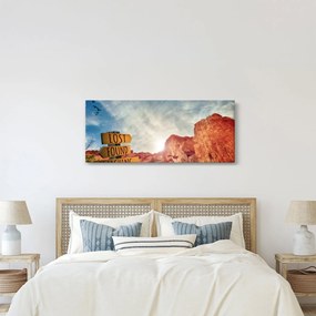 Tablou unui indicator cu inscripție (120x50 cm)
