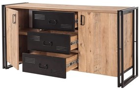Mobilier living Cosmopolitan 26 (Pin atlantic + Negru). 1089255