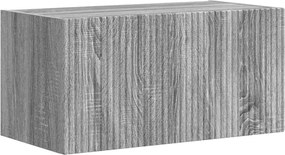 vidaXL Dulap TV de perete Gri Sonoma 60 x 31 x 29.5 cm Lemn compozit