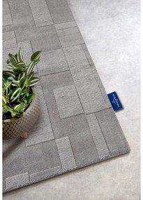 Covor tip traversă gri țesut manual din lână 80x250 cm Wilhelmine – Villeroy&amp;Boch