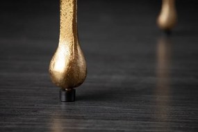 Masuta deosebita design picatura Liquid Line S 45cm, auriu