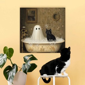 DUBLEZ | Tablou de Halloween pentru copii - Fantoma în baie