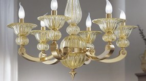 Candelabru 6 brate LUX realizat manual Amy