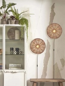 Aplica de perete eco din ratan Tanami disc S, nat