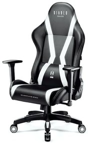 Scaun gaming Diablo X-Horn 2.0 Normal Size: Negru-alb Diablochairs