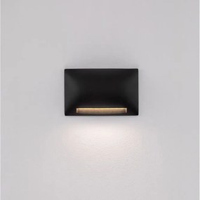Spot LED aplicat iluminat scari exterior Sub negru IP65