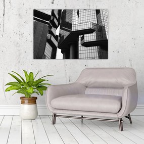 Tablou - Cladiri de sticlă (90x60 cm)