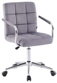 Scaun de birou Seattle  (gri + argintiu). 1098710