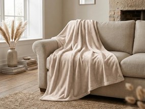 Patura de microplus SOFT, bej Dimensiune: 160 x 200 cm
