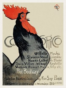 Reproducere Cocorico, Vintage Rooster, Thophile Steinlen