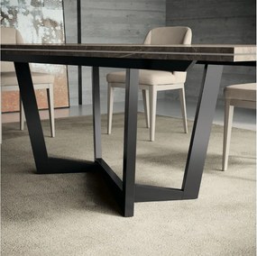 Masă lemn masiv extensibilă Fidia, 200 × 101,5 × 76 cm