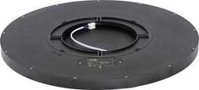 Fulgur s-43057 - Plafonieră LED NOMY 40W/230V CCT UGR IP40, diametru 50 cm, negru + telecomandă