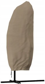 Umbrela de gradina pliabila LEVI 300 cm, bej-maro + ambalare gratuită