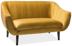 Canapea Fixa Elite Velvet 2 Mustariu