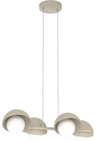 Lustră pe cablu BOOM 4xG9/8W/230V bej