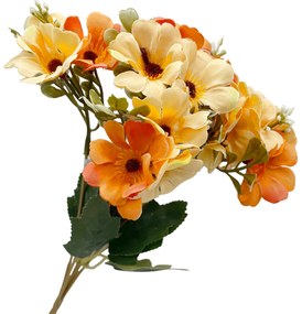 Flori de camp portocalii artificiale GINNY, 30cm