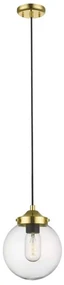 Lustra, Pendul modern modern RIANO auriu/ transparent P0454-01D-F7AC ZL