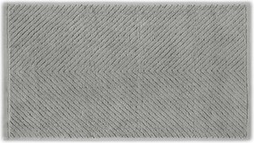 Prosop baie CHEVRON, gri, bumbac, 40x71 cm