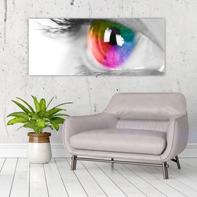 Tablou - Iris din ochi (120x50 cm)