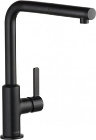 Baterie bucatarie cu dus extractibil Kludi L-ine S negru mat monocomanda
