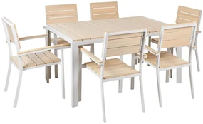 Set mobilier de grădină Combo (lemn deschis). 1078442